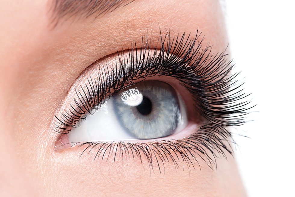Beauty-female-eye-with-curl-long-false-eyelashes Beautiful long eyelashes